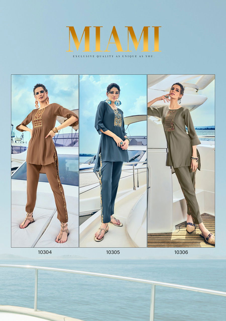 Lily And Lali Miami Fancy Designer Wholesale Kurti With Bottom Collection